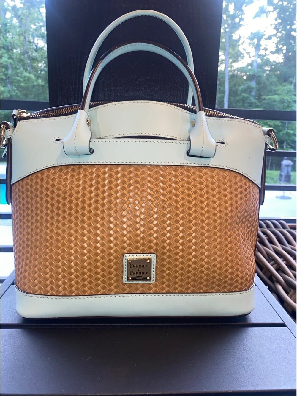 Dooney & Bourke Beacon Woven Satchel & Wallet